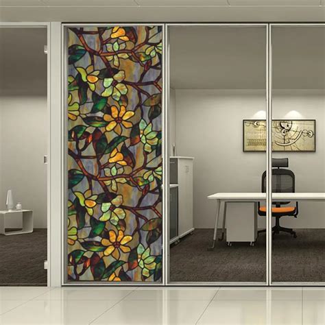 stained glass window privacy film|reusable stained glass privacy film.